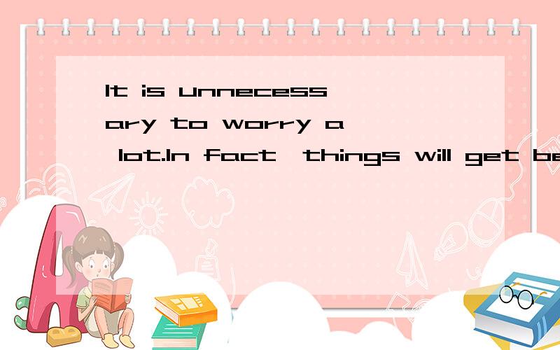 It is unnecessary to worry a lot.In fact,things will get better in the long ______.1.distance 2.walk 3.field 4.run