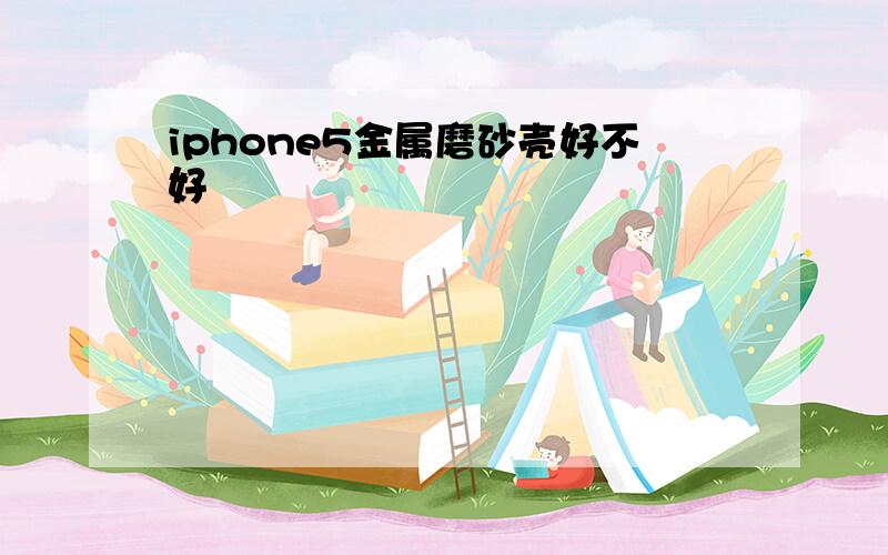 iphone5金属磨砂壳好不好