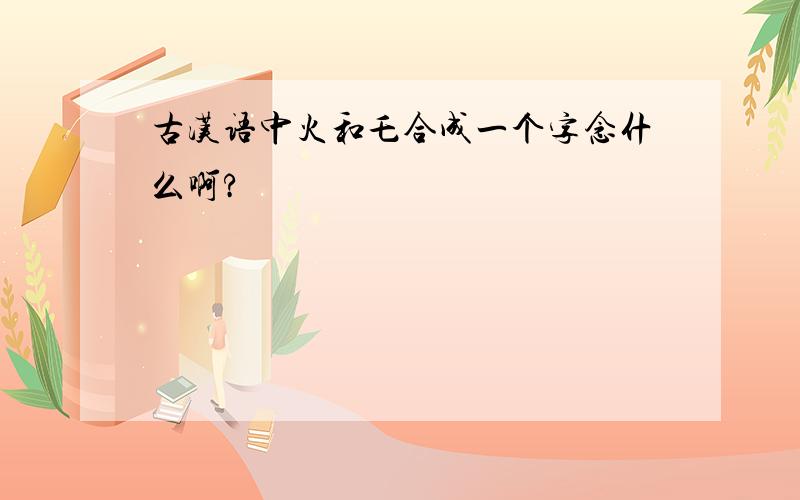 古汉语中火和乇合成一个字念什么啊?